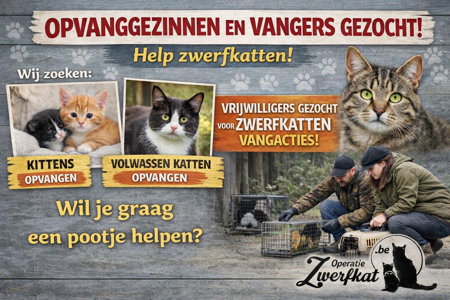 Vrijwilligers gezocht